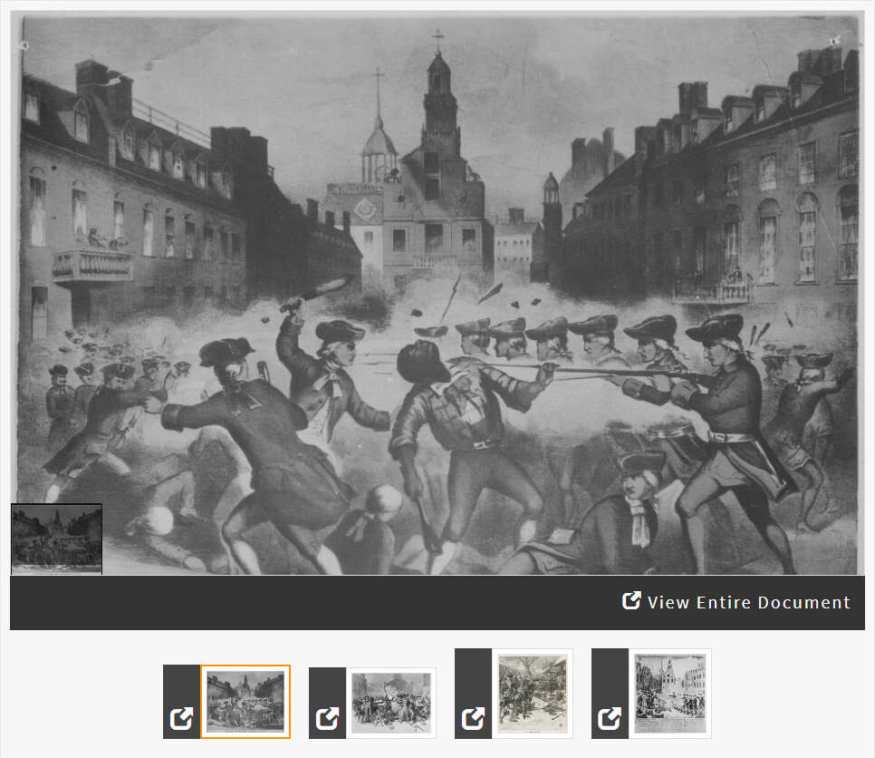 Comparing Depictions of the Boston Massacre