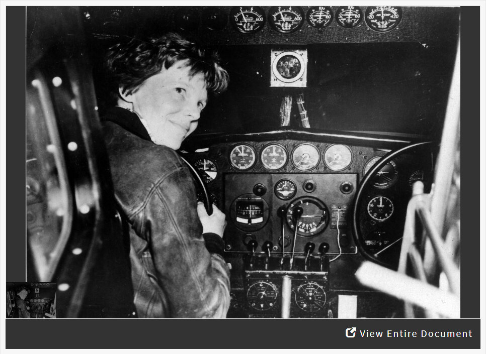 Analyzing a Photograph of Amelia Earhart