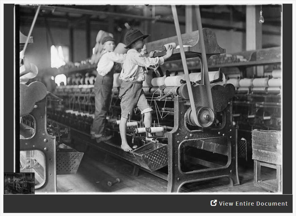 Bibb Mill No 1 Child Labor Photograph Discussion
