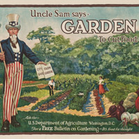 Uncle Sam Gardening Poster