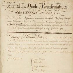 House Journal of the First Session of the First Congress