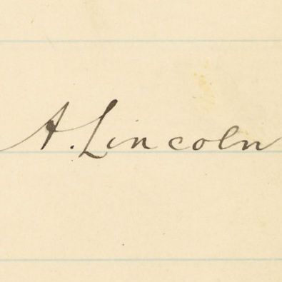 Telegram from President Abraham Lincoln to Lt. General Ulysses Grant