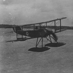 British Seaplane in Flight off Calshot- England