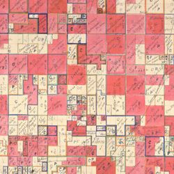 Allotment Map of Township 4 South of Range 10 East of the Indian Meridian in Indian Territory