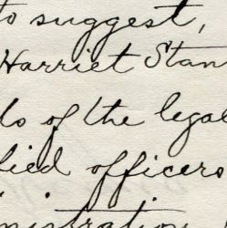 Letter Asking the President to Not Allow Emmeline Pankhurst into America
