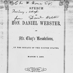 Daniel Webster Speech March 3, 1850