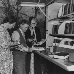 WPA [Works Progress Administration] Library bookmobile
