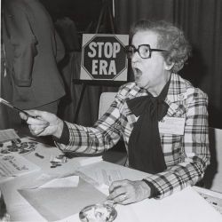 STOP ERA Booth at the First National Women