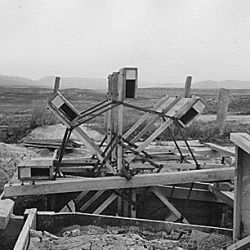 "Water wheel on Flathead Irrigation Project."