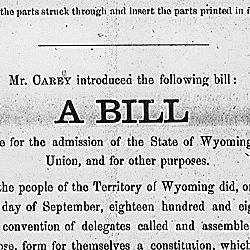 A bill to provide for the admission of the State of Wyoming into the Union