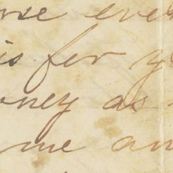 Letter from Ann, a Slave, to Soldier Her Husband