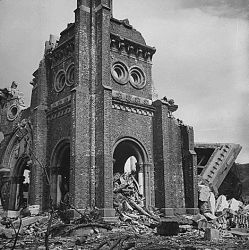 Victim of the Atom Bomb Explosion over Nagasaki