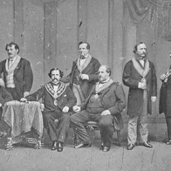 Copy of painting, group of Tammany Hall members