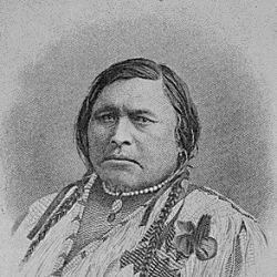 Ouray (the Arrow), a Southern Ute chief; bust-length 