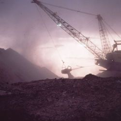 Strip Mining on Indian Burial Grounds by Peabody Coal Co. 