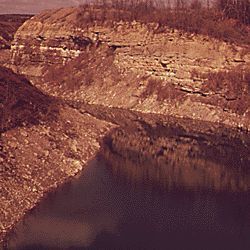  Strip Mine Pit Filled with Water in an Apparent Violation of Ohio Law