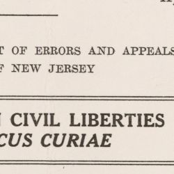 Amicus Curiae Brief from the American Civil Liberties Union to the Supreme Court Regarding Everson v. Board of Education of Ewing Township, New Jersey