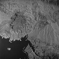 Aerial Photograph of the Hoover Dam on the Border of Nevada and Arizona