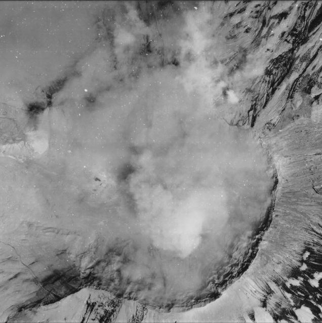 Aerial Photograph of Mount Saint Helens, Washington