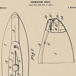 Drawing for a Submarine Boat