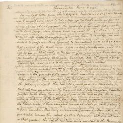 Letter from Thomas Jefferson on His Trip to New England