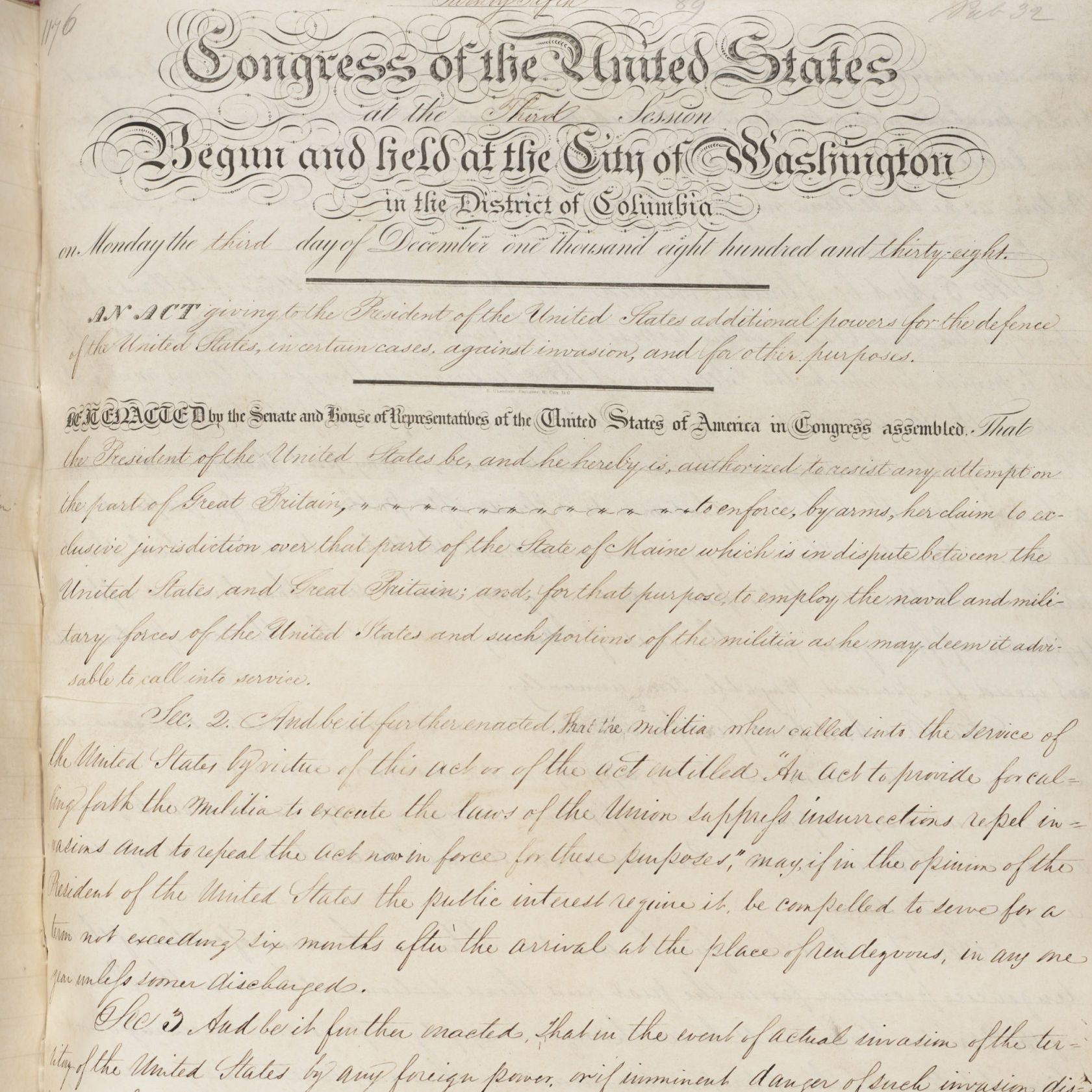 An Act Giving the President of the United States Additional Powers for the Defense of the United States