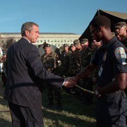 911: President George W. Bush Visits Pentagon