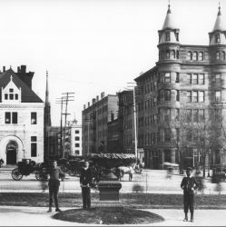 The Twin-Turreted Apex Building (Now Sears House) on 7th and Pennsylvania Avenue
