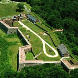 An aerial view of Fort Washington
