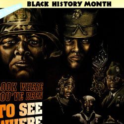American Forces Information Service Black History Month Poster