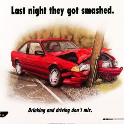 American Forces Information Service Poster about Drinking and Driving