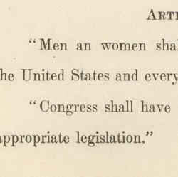 Joint Resolution Proposing an Equal Rights Amendment