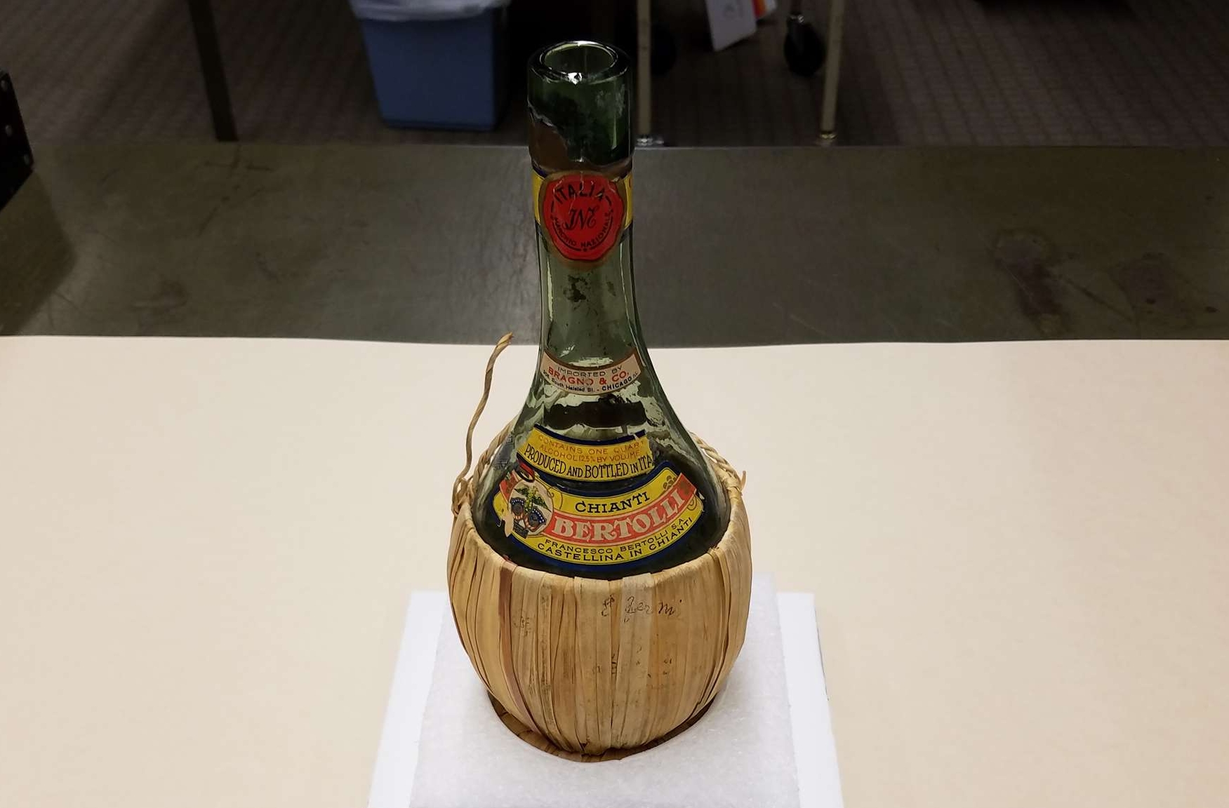 Chianti Bottle from the Manhattan Project