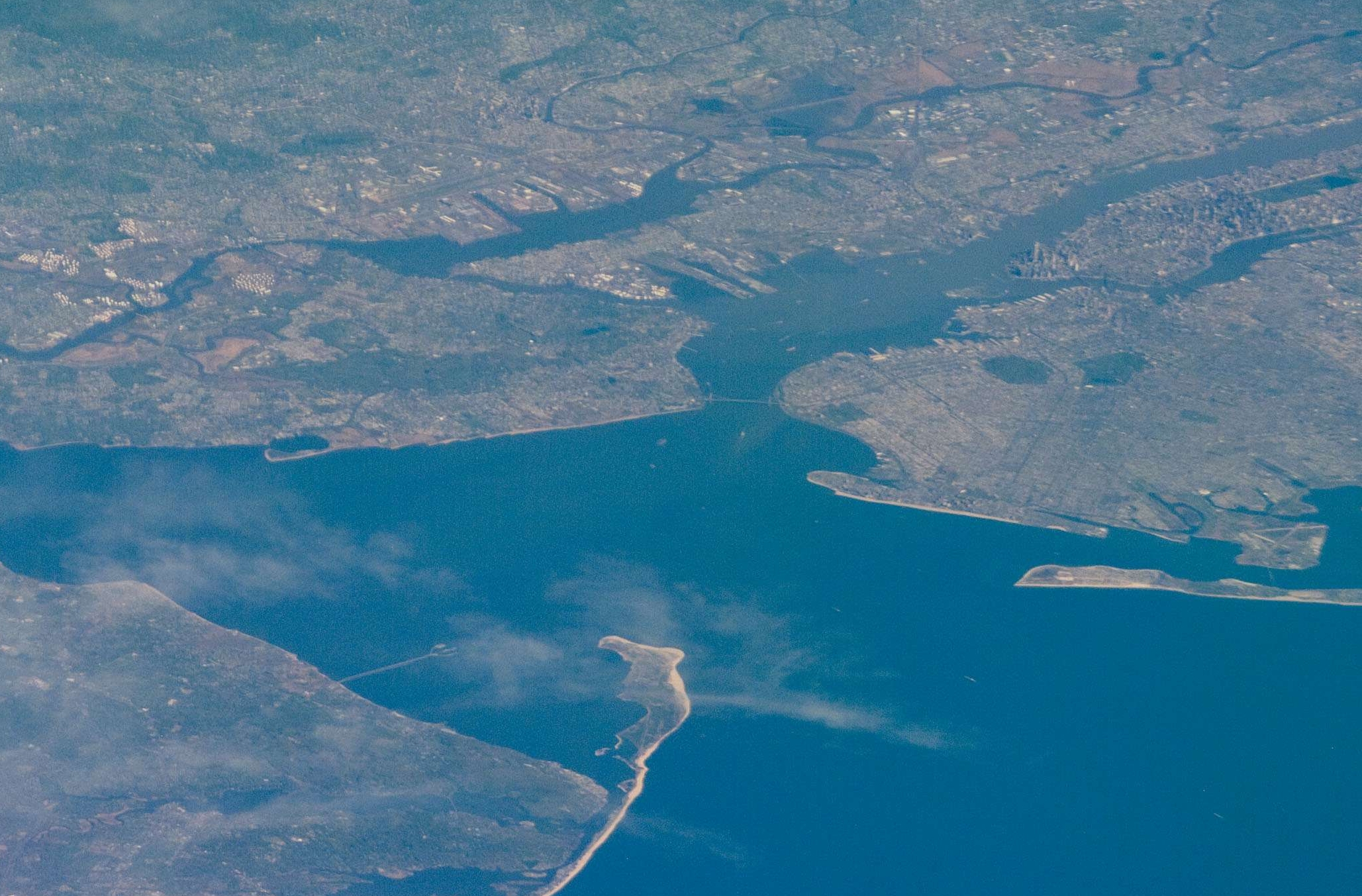 Earth observation of New York City metropolitan area taken during STS-90 mission
