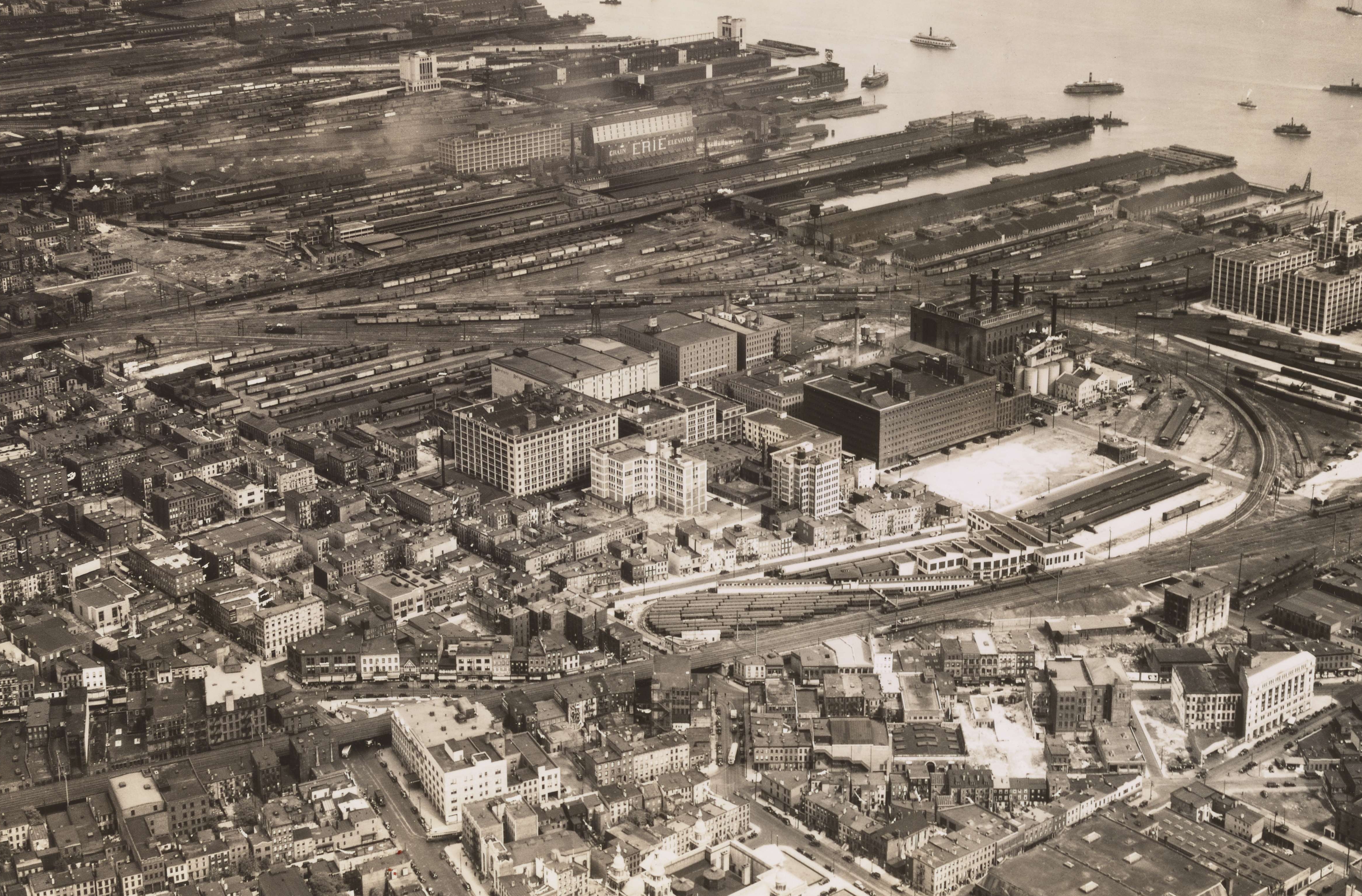 Airscape of Jersey City Railroad Yards