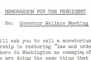 Memo from the Attorney General to President Johnson