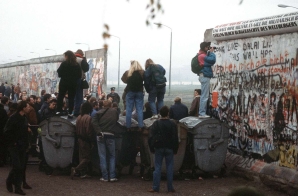 Opening in the Berlin Wall at Potsdamer Platz