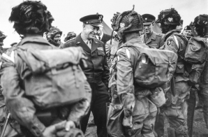 General Eisenhower Giving Orders to Paratroopers