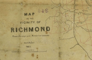 Map of the Vicinity of Richmond
