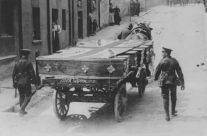 Coffins of the Victims of the Lusitania