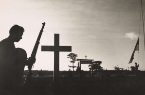 Victory Over Japan Cemetery Silhouette