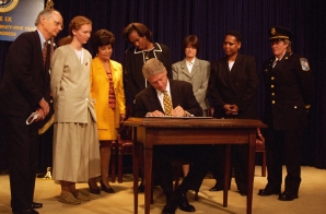 President Clinton Signs a Memorandum Strengthening Title IX Enforcement