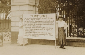 Suffragists Picket White House