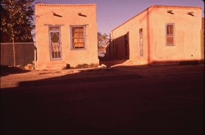 Adobe Houses in the Second Ward, the Spanish-Speaking Section of El Paso