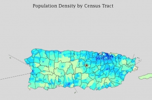 Population Density of Puerto Rico by Census Tract