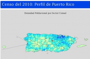 Population Density of Puerto Rico by Census Tract (Spanish)