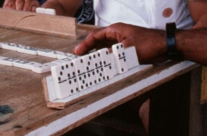 Cuban Migrant Refugees Playing Dominoes