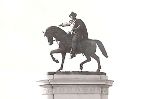 Statue of General Sam Houston at Hermann Park, Houston, TX