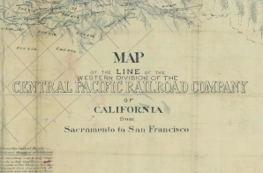 Map of the Western Division of the Central Pacific Railroad Company