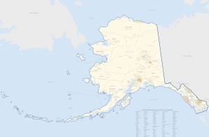 113th Congress of the United States, Alaska State Map